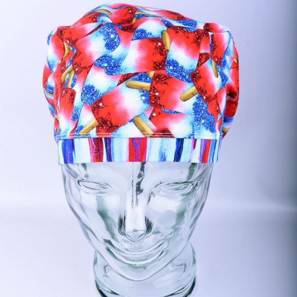 Stretchy-Full-Coverage-Scrub-Cap-Patriotic-Glitter-Popsicles