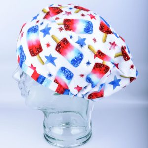 Stretchy-Full-Coverage-Scrub-Cap-Patriotic-Popsicles