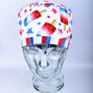 Stretchy-Full-Coverage-Scrub-Cap-Patriotic-Popsicles