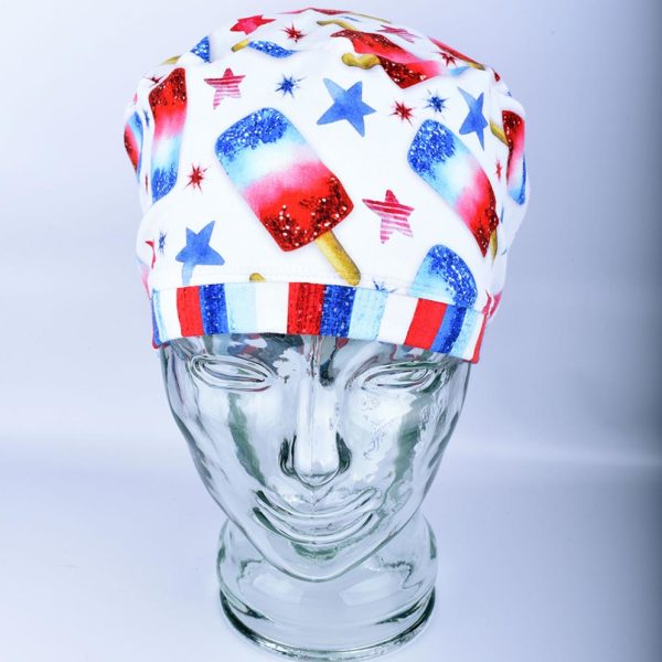 Stretchy-Full-Coverage-Scrub-Cap-Patriotic-Popsicles