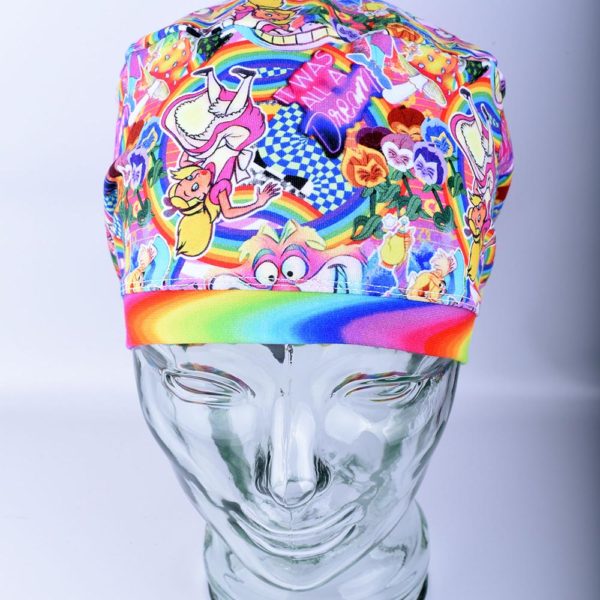 Stretchy-Full-Coverage-Scrub-Cap-Rainbow-Party