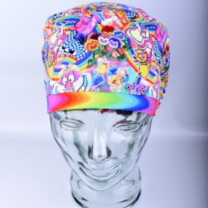 Stretchy-Full-Coverage-Scrub-Cap-Rainbow-Party