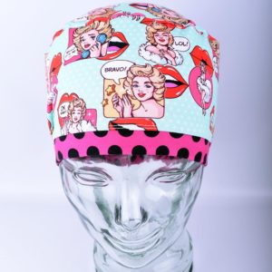 Stretchy-Full-Coverage-Scrub-Cap-Retro-Women