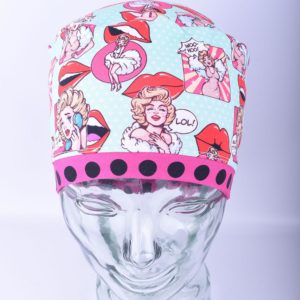 Stretchy-Full-Coverage-Scrub-Cap-Retro-Women