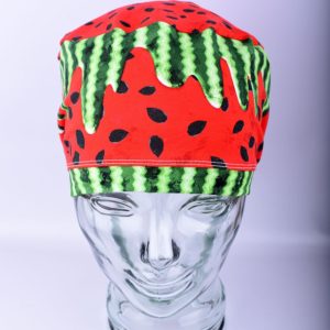 Stretchy-Full-Coverage-Scrub-Cap-Watermelon-Drip