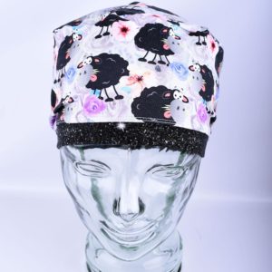 Stretchy-Full-Coverage-Scrub-Cap-Black-Sheep