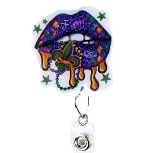 Mardi-Gras-Lips-Badge-Reel