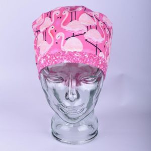 Stretchy-Full-Coverage-Scrub-Cap-Pink-Flamingo