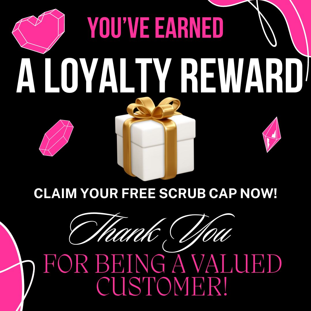 Redeem 250 points for a Free Scrub Cap!