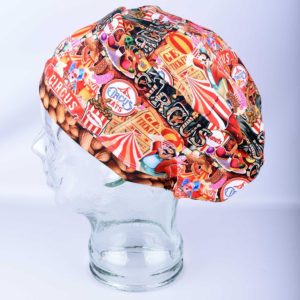 Stretchy-Full-Coverage-Scrub-Cap-Vintage-Circus